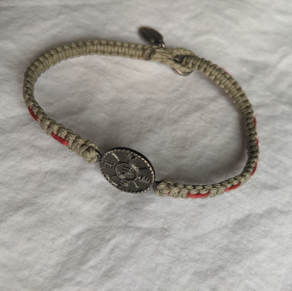 Silver Bracelet Amulet for Good Luck